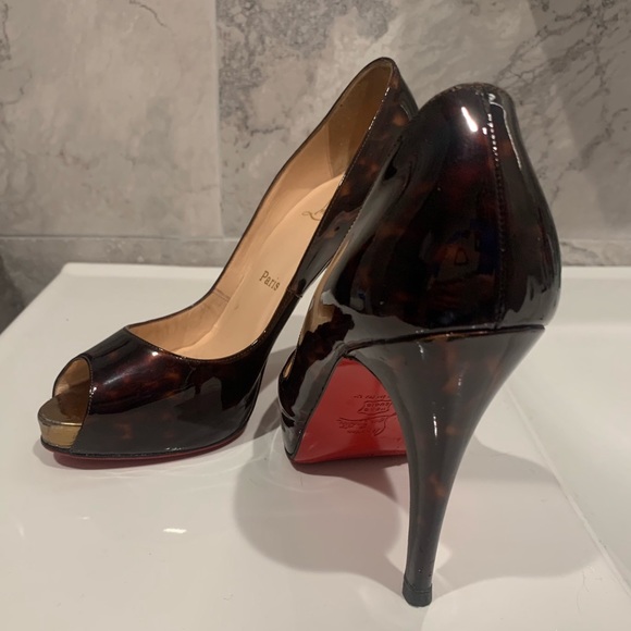 Christian Louboutin Shoes - Christian Louboutin Patent Cheetah Pumps